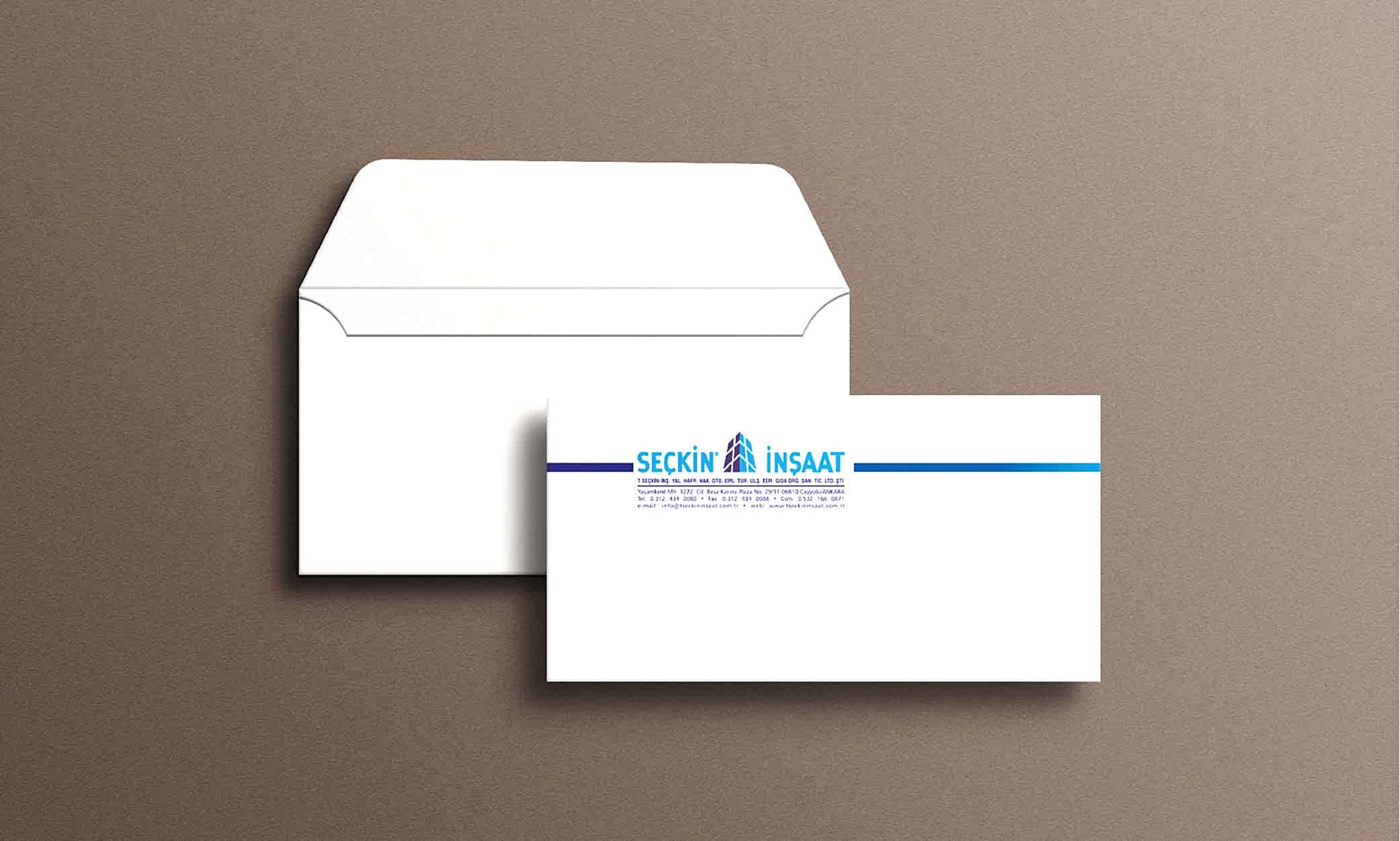 Seçkin İnşaat Buklet Zarf Basımı
