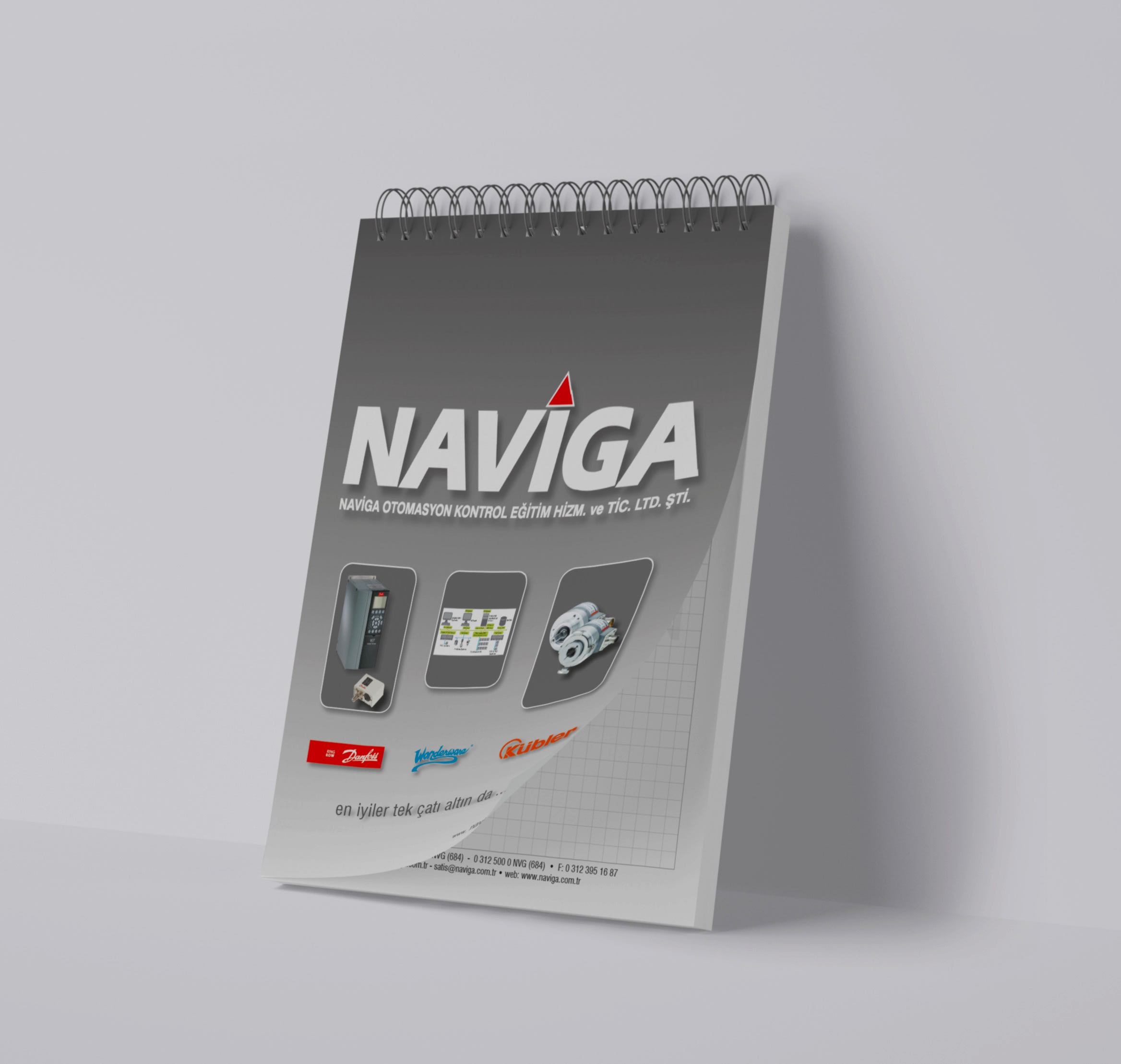 Naviga Otomasyon Spiral Ciltli Bloknot Basımı
