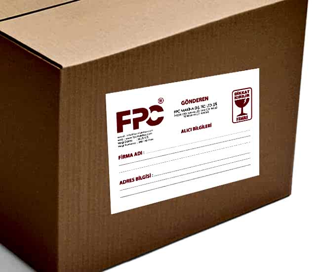 Fpc Makina Kargo Etiket Basımı