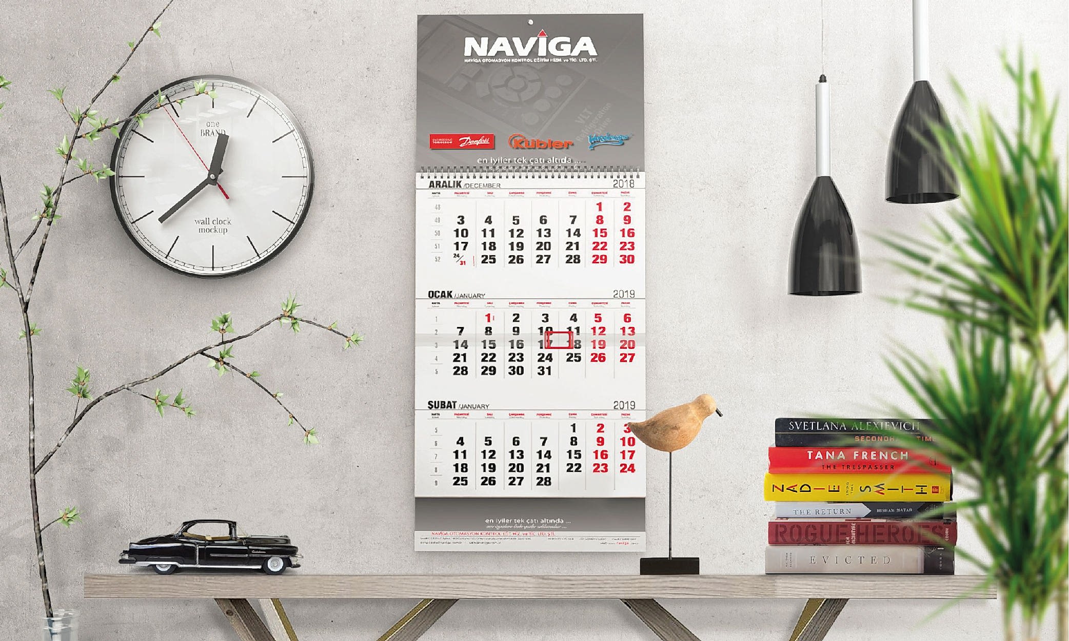 Naviga Otomasyon Gemici Takvim Basımı