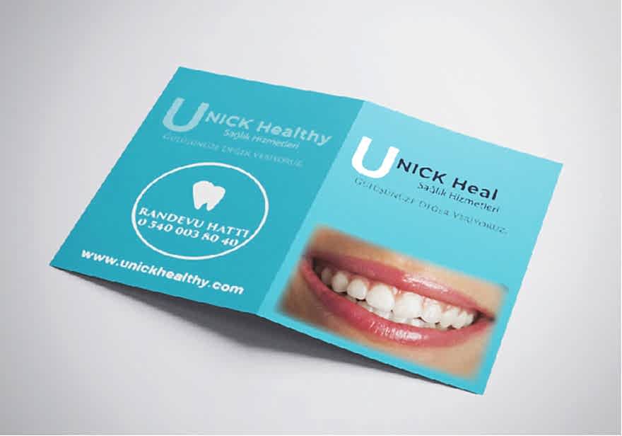 Unick Healty Broşür Basımı