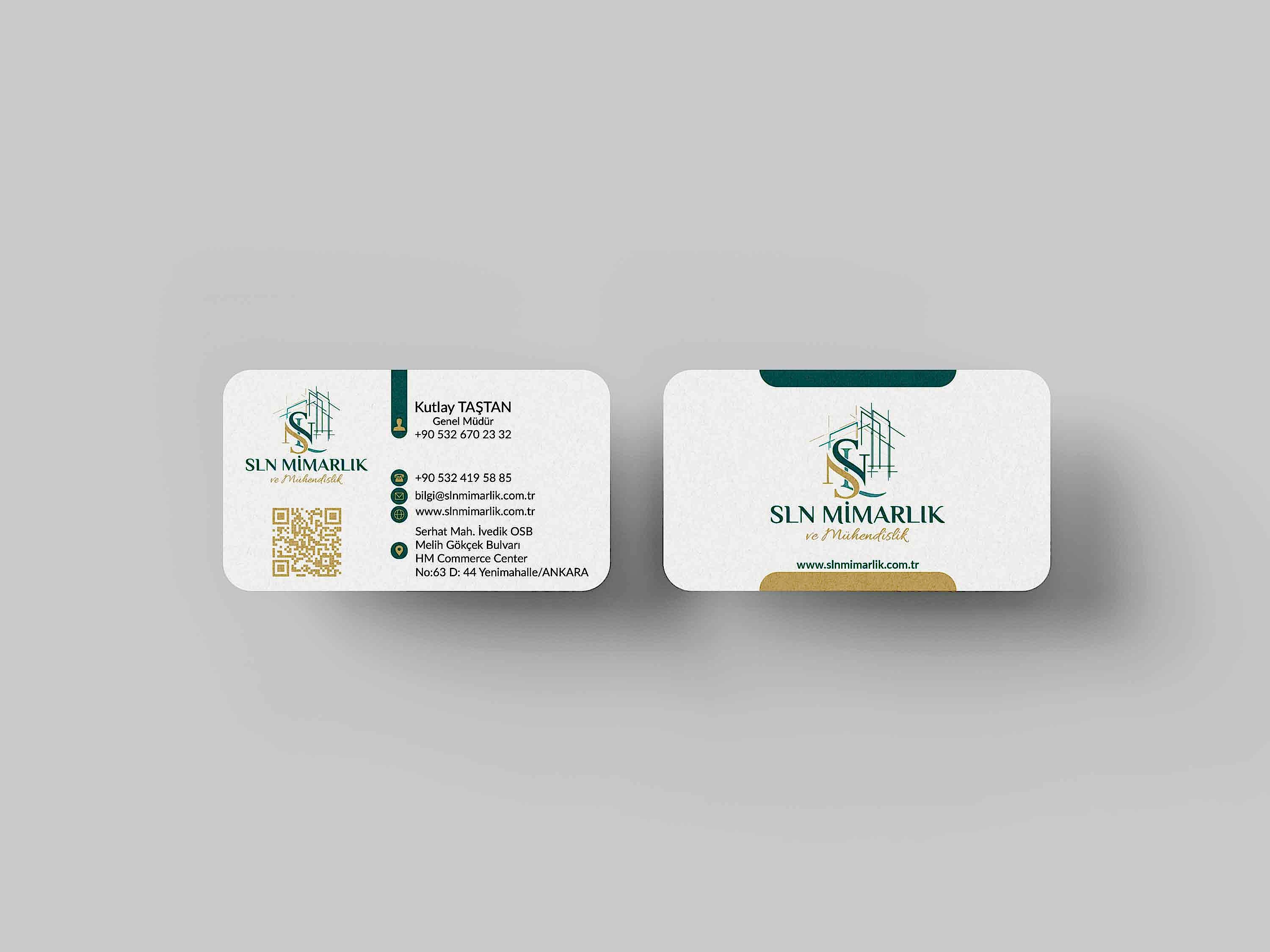 SLN Mimarlık Kartvizit Tasarımı
