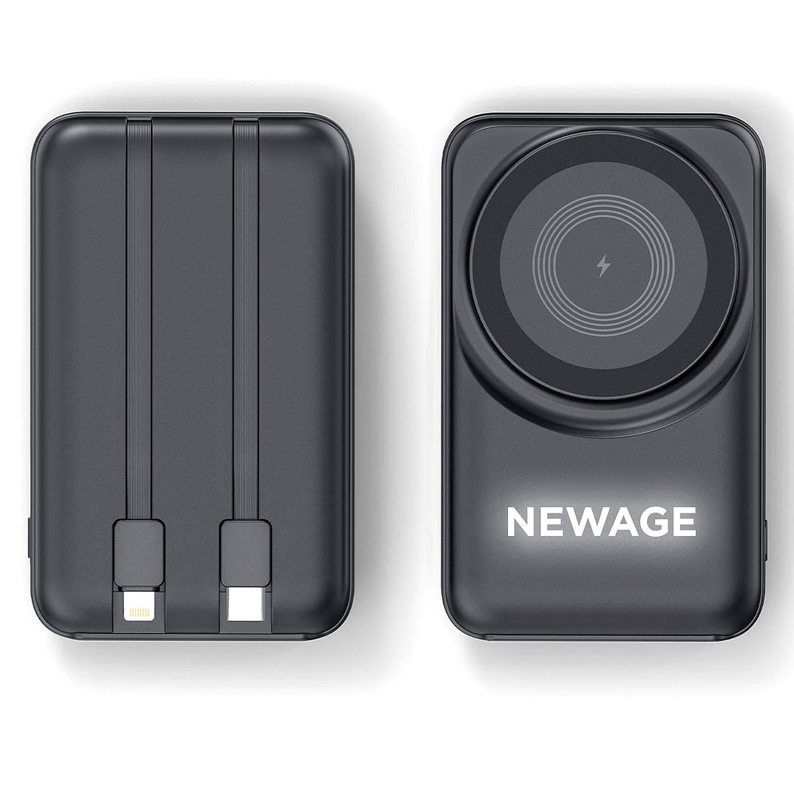 KÜÇÜKLER 10.000 MAH SİYAH MAGSAFE  ve  WIRELESS POWERBANK