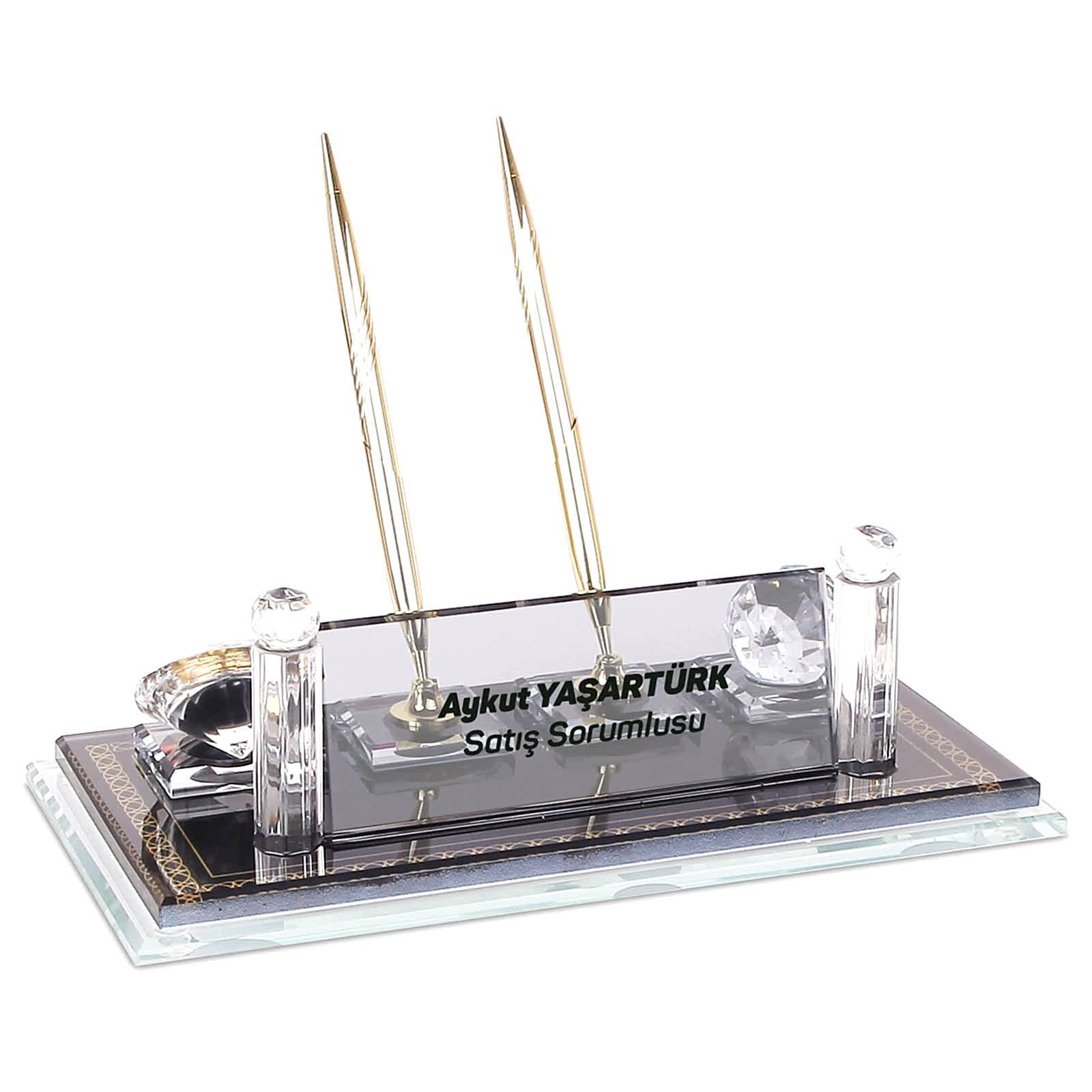 LALEGÜL KRİSTAL MASA İSİMLİK