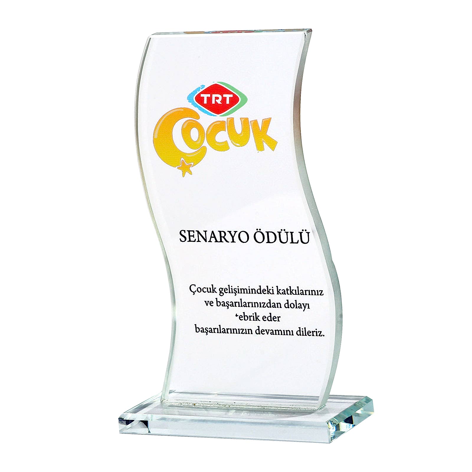 SAYAN KRİSTAL PLAKET