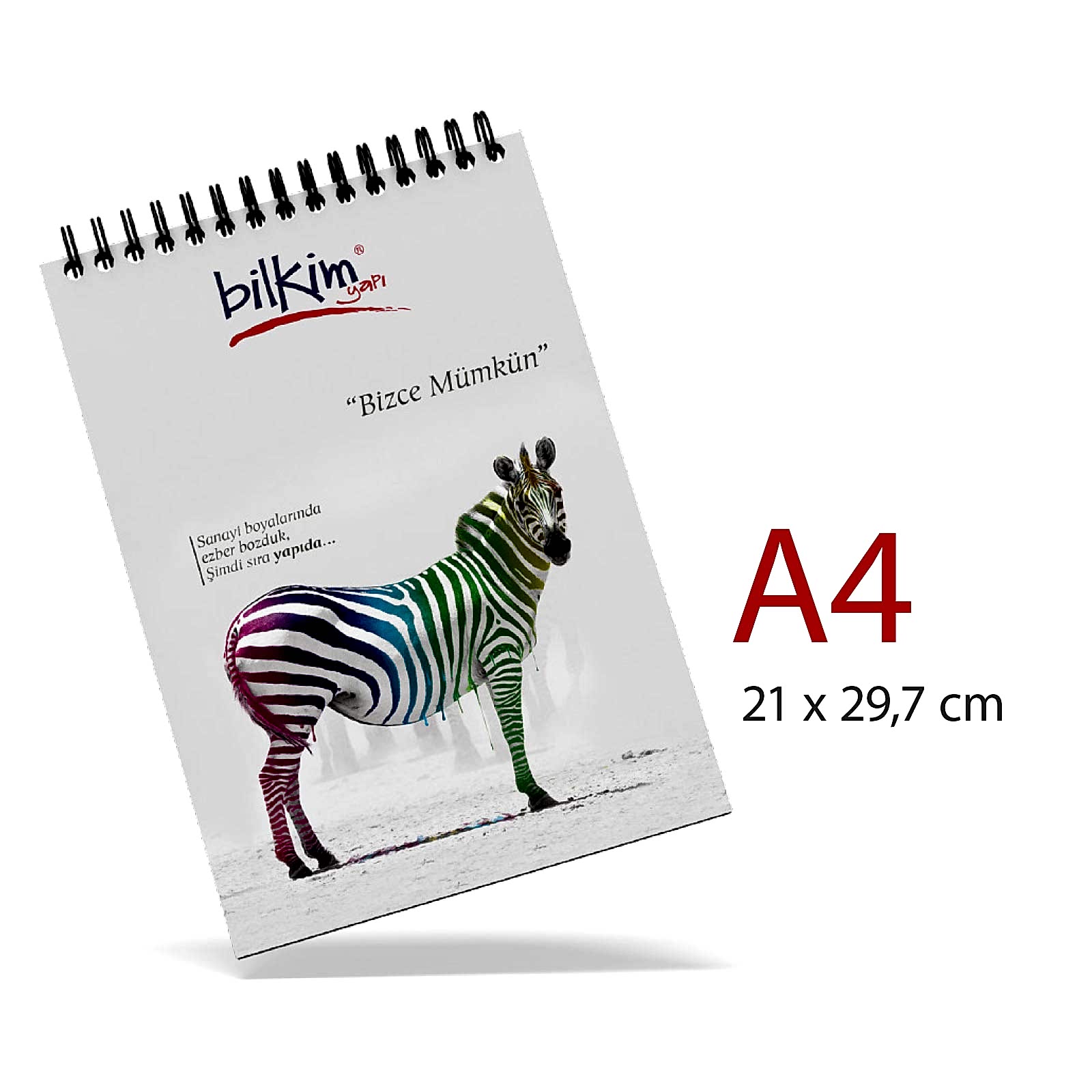 ALA-51 A4 KARTON KAPAKLI SPİRALLİ BLOKNOT