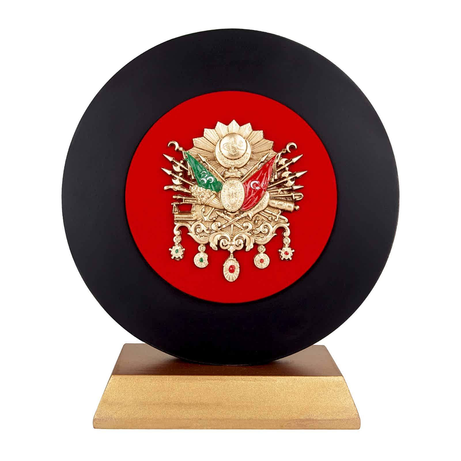 İHTİŞAM OSMANLI ARMASI KABARTMALI PLAKET